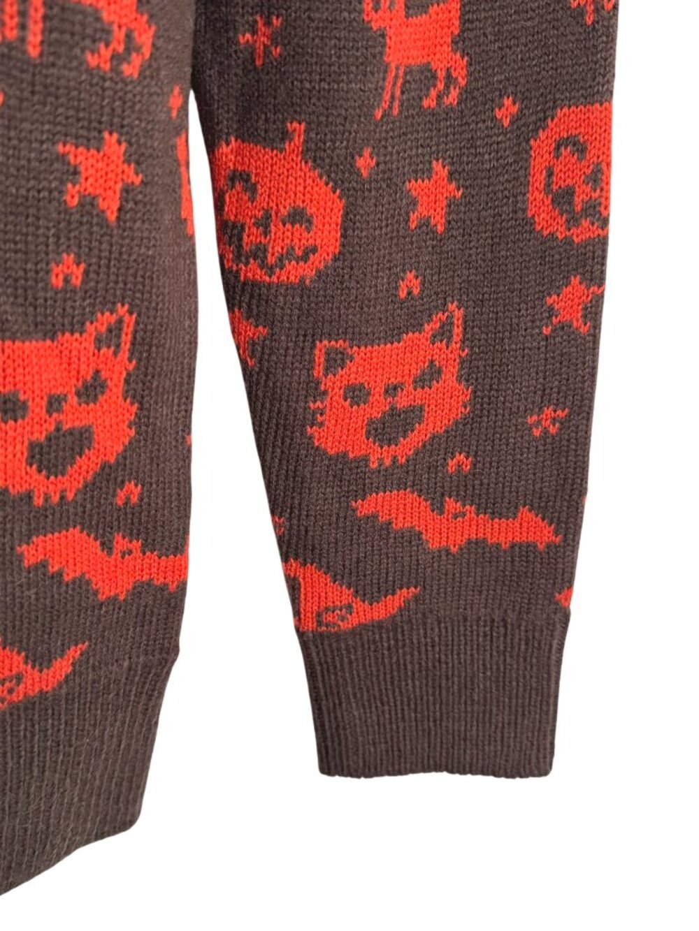 Kiel James Patrick Hocus Pocus Sweater Womens XS Wool Blend Halloween FS-1548 - Picture 4 of 9